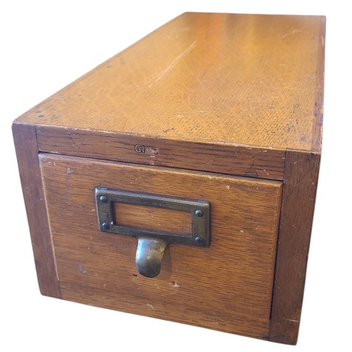 Vtg antique oak globe wernicke - vtg,