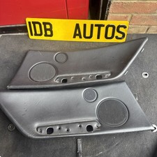 BMW E46 M3 Convertible Rear Doorcards Door Panels Black Leather