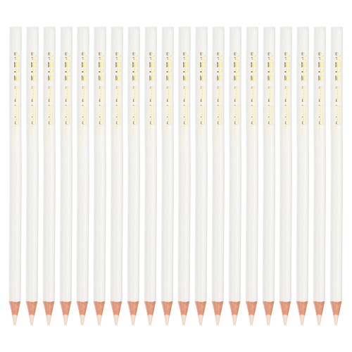 White colored pencils set - pencils, 20