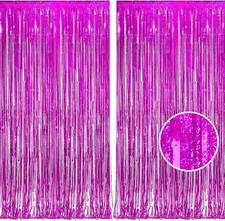 2PCS Blue Metallic Tinsel