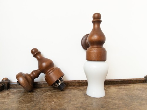 Pair vintage french - pair, wooden