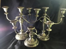 Vintage Trio of Ornate Silver