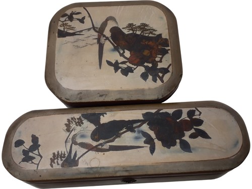Japanese lacquered wooden - lacquered,