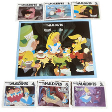 Maldives 1980 Disney Alice in