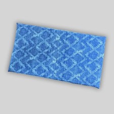 SALE IKEA Bankkamrat, Hemmahos, Stuva Bench Pad Cover Shibori Diamond Denim Blue