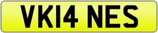 KANE NUMBER PLATE CAR REGISTRATION V KANES WITH FEES INCLUDED - VK14 NES CAR REG