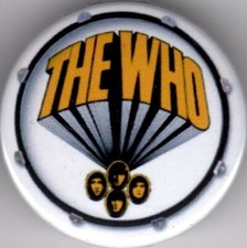THE WHO Pin Button Badge 25mm