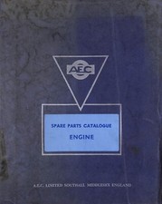 AEC AV505/5W/A8638 Vertical Diesel Engine 1969 Spare PARTS Catalogue Book MANUAL