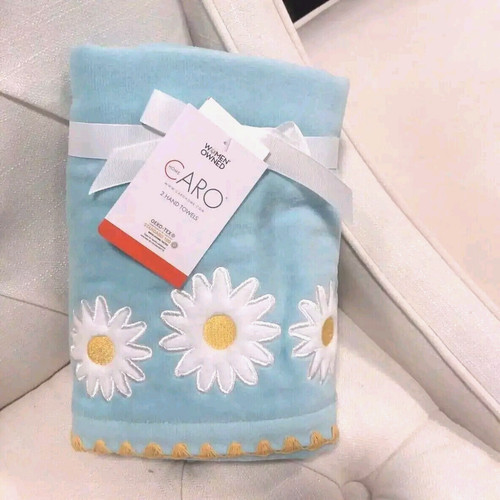 Caro daisy hand towels - caro,