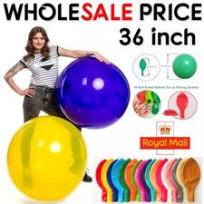 5 X 36 Inch Large Giant Round Latex Big Balloons Wedding Party Balloons Decor UK