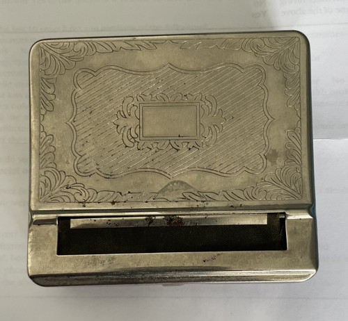 Vintage old cigarette rolling