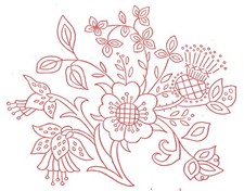 Vintage Embroidery Transfer