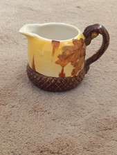 LOVELY COLLECTABLE BURLEIGH WARE ART DECO ACORN FORM CREAM JUG