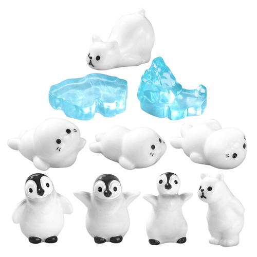 Mini penguins toys set artic - penguins,