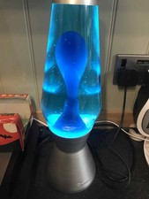 Mathmos Astro Blue Liquid And Blue Wax..brushed Finish