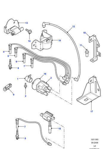 Land rover seal freelander 8 - land, 1.8