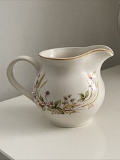 Vintage St Michael Harvest Oven To Tables Stonewear Floral Cottagecore Milk Jug