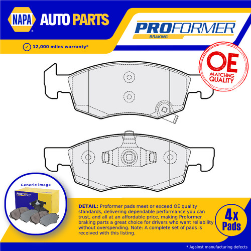 Brake pads set fits vauxhall - set,