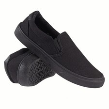 Mens Slip On Casual Canvas