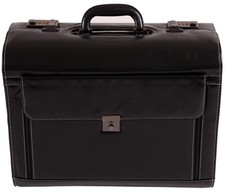 Large Leather Pilot Case
