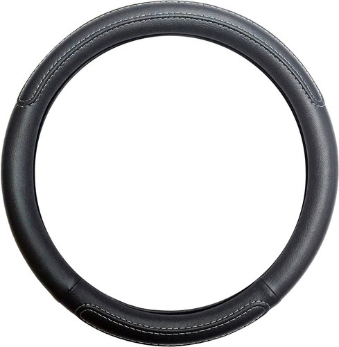 Black steering wheel cover - wheel,