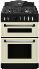 Creda C60DFMRCRM 60cm Traditional Mini Dual Fuel Range Cooker - Reboxed