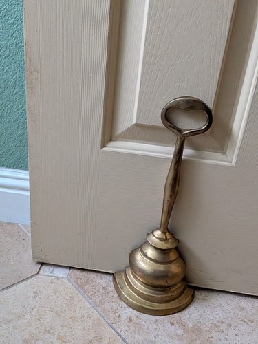 Vintage solid brass door - vintage,