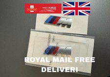 2x BMW M Sport Emblem Chrome