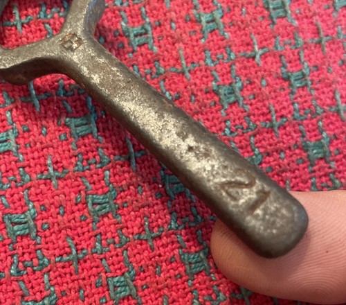 Antique scythe wrench snath - scythe,