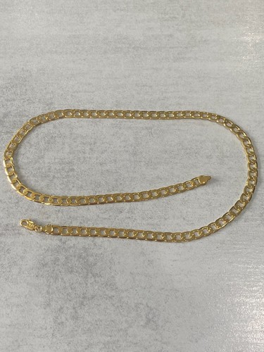 Men 18k gold - plated, flat