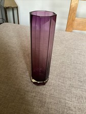 Lilac Octagonal Vase.