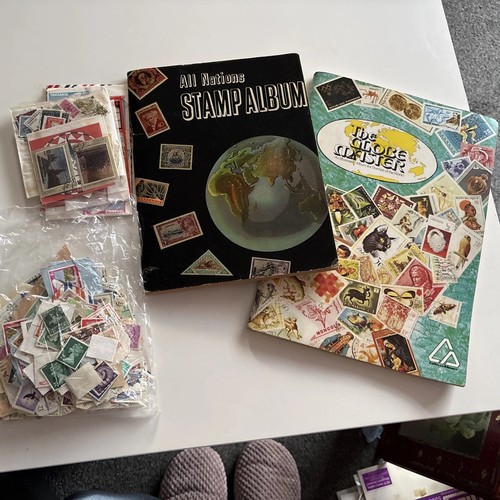 Stamp collection from - a,