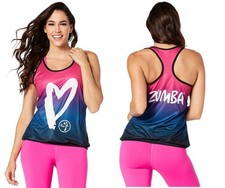 Zumba Love Mesh Bubble Tank -