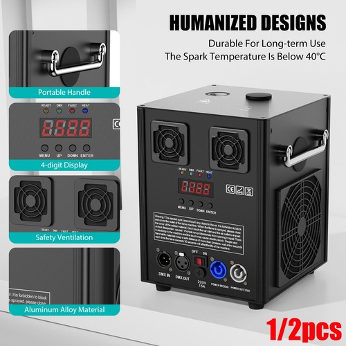 2pcs cold spark machine for - machine,
