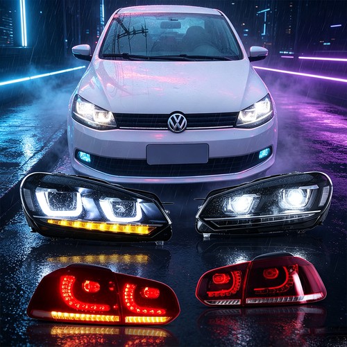 Pair led projector headlight - led,