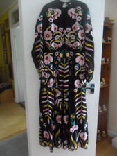 coast maxi floral black multi