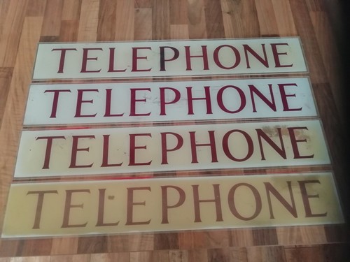 Telephone box transom set - telephone,