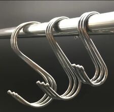 Stainless Steel S Hooks Kitchen Meat Pan Utensil Clothes Hanger Hanging Size lot