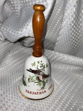 Royal Grafton Fine Bone China Bell 12 Days Of Christmas 1980 2 turtle doves