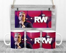 Robbie Williams Mug, 11oz Ceramic Cup, Music Fan Gift