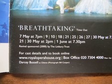 LES MISERABLES The Musical Large Theatre Programme / Brochure  2003