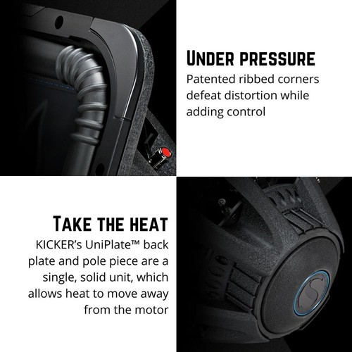 Kicker ka44l7s104 square 10 - -, 10"
