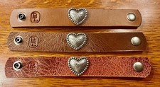 Leather Cuff Bracelet Bonfe