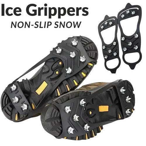 Ice grippers non - ice, snow