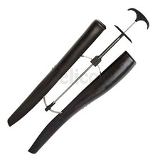 RIDING BOOT TREE PAIR BLACK PLASTIC LONG BOOTS EQUESTRIAN *FREE POSTAGE*