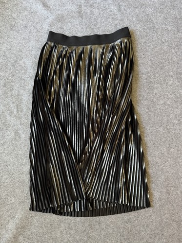 Promod metallic pleated midi - promod,