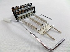 Tremolo Bridge System Strat Electric Guitar Trem Set Kit Parts Chrome 6 Saddle 