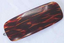 Antique hair clip barrette - clip,