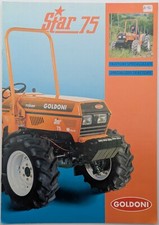 Original Goldoni Star 75 Specialised Tractors Brochure, c 1990's
