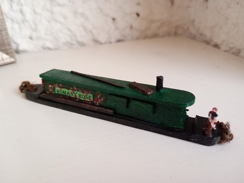 Handmade wooden narrow boat - handmade,